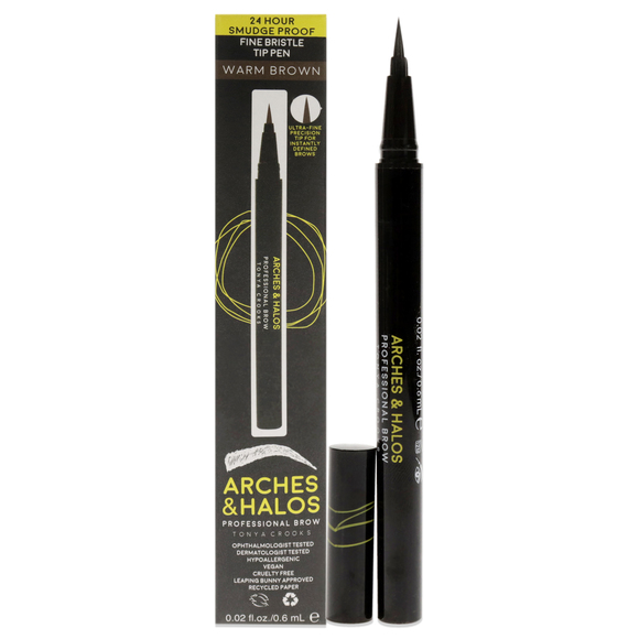Arches And Halos Doppelendiger Mischpinsel – Für Concealer, Highlighter & Augenbrauen